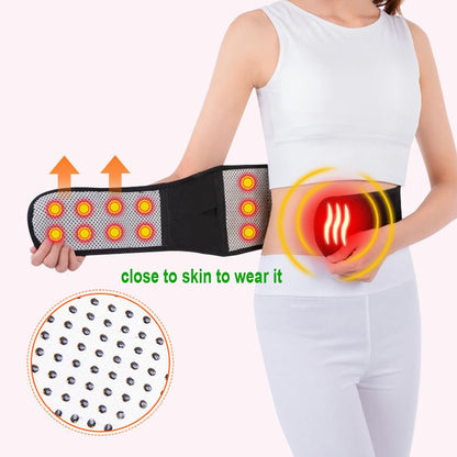 Lumbar Back Support Brace Self-Heating Breathable Lower Back Support Belt for Men Women Sciatica Herniated Disc Scoliosis Pain Relief
