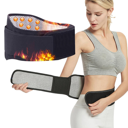 Lumbar Back Support Brace Self-Heating Breathable Lower Back Support Belt for Men Women Sciatica Herniated Disc Scoliosis Pain Relief