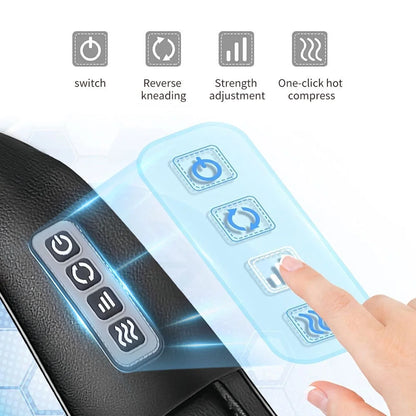 Shiatsu Neck Massager with Heat, Kneading Massage for Neck, Back & Shoulder Muscle Relief, Gift for Women Men Mom Dad, Father'S Day Mother'S Day Christmas